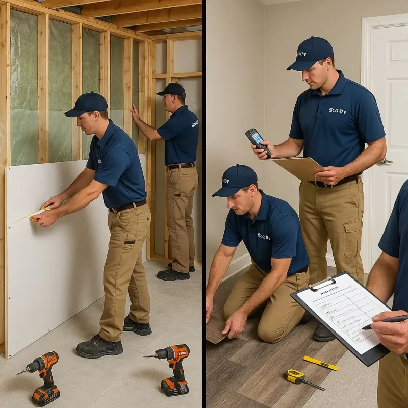 Repairs and Reconstruction process in Bloomfield, NY